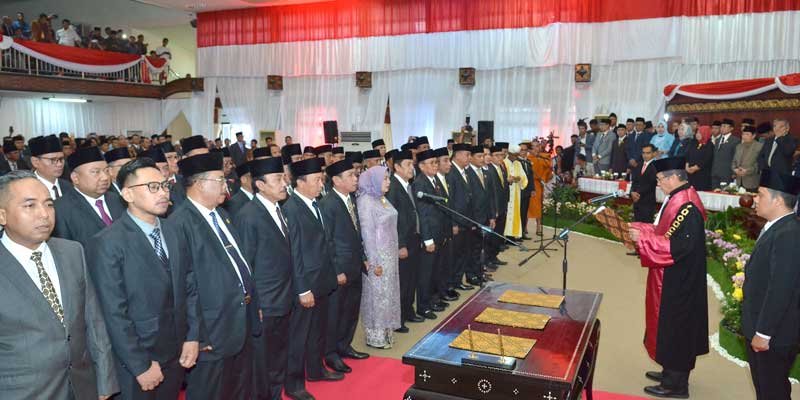 Anggota Dewan periode 2019-2024 dilantik hari ini (2/9/2019)