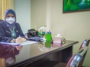 Cegah Covid-19, gedung Dewan disemprot disinfektan secara berkala Baiq Zuhar Parhi, Kabag. Umum & Humas Sekretariat DPRD Provinsi NTB