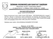 Pengumuman Penundaan Pelaksanaan Uji Kepatutan dan Kelayakan Calon Anggota KPID NTB