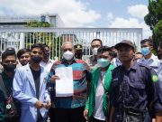 Aksi Aliansi BEM NTB Raya di DPRD Provinsi NTB