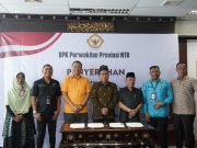 Wakil Ketua DPRD Provinsi NTB Hadiri Acara Penyerahan Laporan Hasil Pemeriksaan Operasional Badan Layanan Umum Daerah RSUD dan RSJ Mutiara Sukma Tahun Anggaran 2022