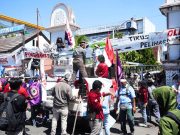 Sekretaris DPRD Provinsi NTB Terima Aksi Unjuk Rasa Aliansi Aksi Sejuta Buruh (AASB)