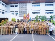 Sekretaris DPRD Bersama ASN dan Non ASN Sekretariat DPRD Provinsi NTB Hadiri Apel Peringatan Hari Kesadaran Nasional yang dirangkaikan dengan Halal Bihalal Syawal 1445 Hijriah