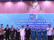 Ketua DPRD Provinsi NTB Hadiri Acara Pengambilan Sumpah Jabatan dan Pelantikan Penjabat Bupati Lombok Barat