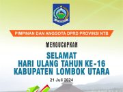 ULANG TAHUN KABUPATEN LOMBOK UTARA KE-16
