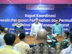 Wakil Ketua DPRD Provinsi NTB Hadiri Rapat Koordinasi Pemaparan Desain Penataan Perumahan dan Permukiman Provinsi NTB