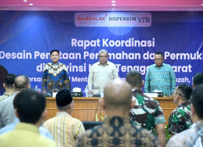 Wakil Ketua DPRD Provinsi NTB Hadiri Rapat Koordinasi Pemaparan Desain Penataan Perumahan dan Permukiman Provinsi NTB