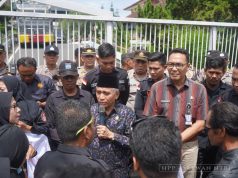 Komisi V DPRD Provinsi NTB Menerima Aksi Unjuk Rasa Lembaga Forum Perlindungan Pahlawan Devisa Lombok