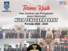 TERIMA KASIH PENJABAT GUBERNUR NTB HASSANUDIN