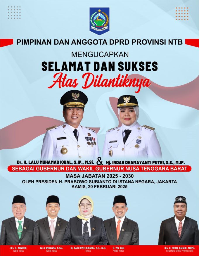 PELANTIKAN GUBERNUR DAN WAKIL GUBERNUR MASA JABATAN 2025-2030