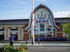 Upacara Hari Kesadaran Nasional di Halaman Kantor Gubernur NTB