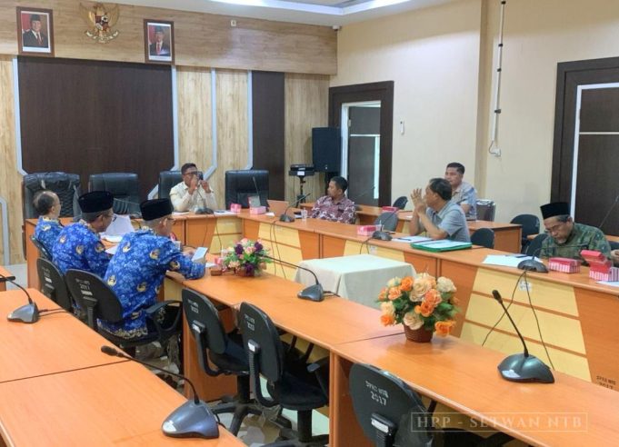 Bapemperda DPRD NTB Bahas Raperda Perubahan Susunan Perangkat Daerah