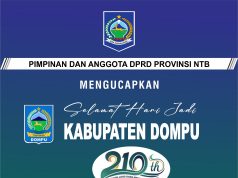 HARI JADI KABUPATEN DOMPU KE-210