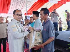 Wakil Ketua I DPRD NTB Hadiri Panen Raya Serentak Bersama Presiden Secara Daring