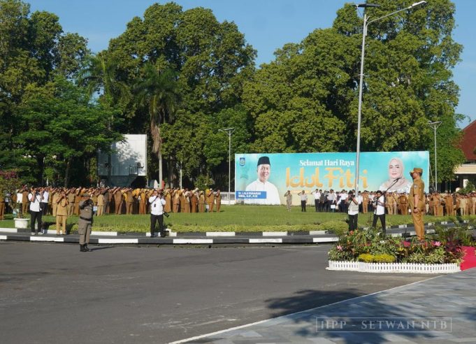 Sekretariat DPRD NTB Hadiri Halal Bihalal Idul Fitri 1446 H Bersama Jajaran Pemprov NTB