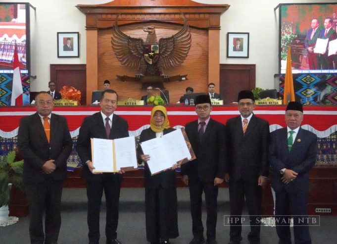 DPRD NTB Gelar Rapat Paripurna Penandatanganan Nota Kesepakatan Rancangan Awal RPJMD 2025–2029