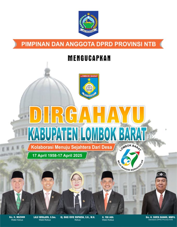 DIRGAHAYU KABUPATEN LOMBOK BARAT KE-67