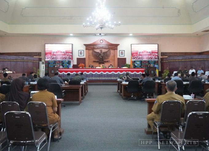 DPRD NTB Gelar Rapat Paripurna Bahas Tanggapan Pengusul dan Keputusan terhadap Hak Interpelasi