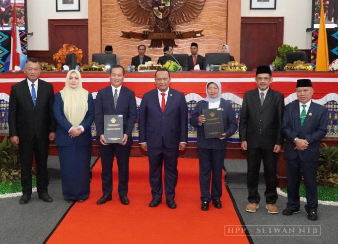 DPRD NTB Gelar Rapat Paripurna Penyerahan LHP BPK RI, NTB Raih WTP 14 Kali Berturut-turut