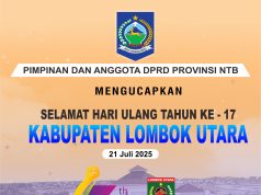 ULANG TAHUN KABUPATEN LOMBOK UTARA KE-17