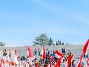 DPRD NTB Hadiri Launching Gerakan Pembagian Bendera Merah Putih