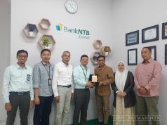 DPRD Provinsi NTB melakukan kunjungan kerja ke PT. Bank NTB Syariah Cabang Surabaya, Jawa Timur