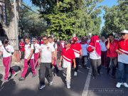 Wakil Ketua DPRD Provinsi NTB Menghadiri kegiatan Jalan Sehat Kerukunan dalam rangka memperingati Hari Ulang Tahun ke-80 Kemerdekaan Republik Indonesia Tahun 2025