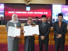 Rapat Paripurna DPRD NTB: Laporan Banggar serta Persetujuan Penetapan Perubahan APBD 2025