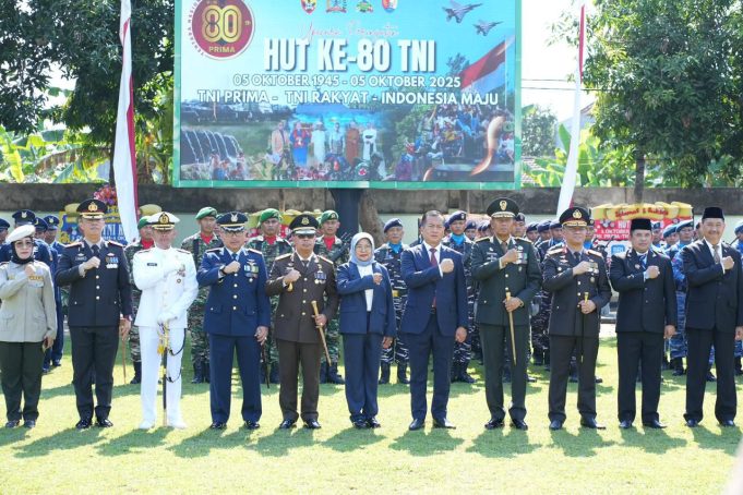 Ketua DPRD NTB Hadiri Upacara Peringatan HUT ke-80 TNI