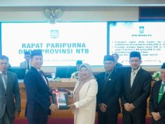 Paripurna DPRD NTB: Persetujuan Raperda APBD 2026 dan Penyampaian Hasil Reses