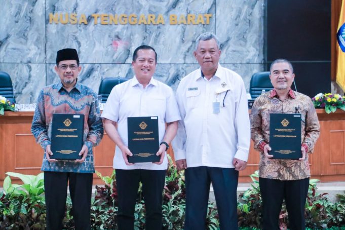 DPRD NTB Hadiri Penyerahan LHP BPK Semester II Tahun 2025