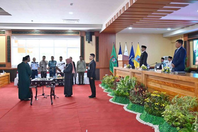 Rapat Paripurna Pengambilan Sumpah Janji Anggota DPRD NTB PAW Sisa Masa Jabatan 2024-2029